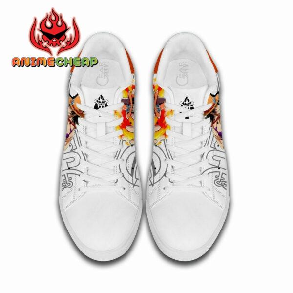 Ace Skate Shoes Custom Anime One Piece Shoes 4