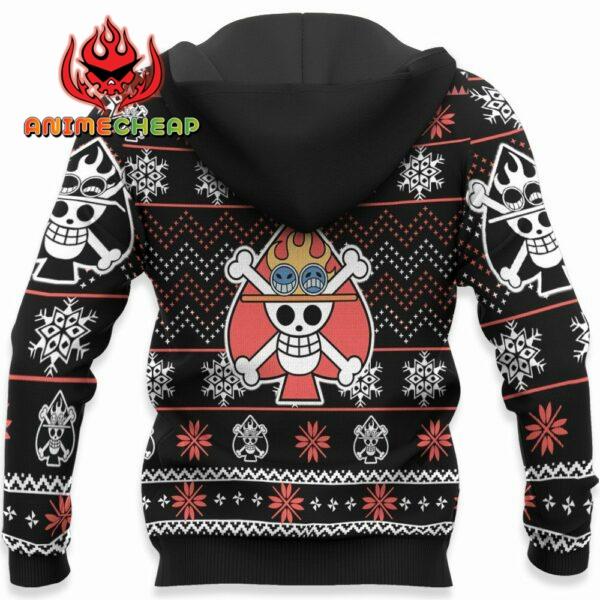 Ace Spade Pirates Ugly Christmas Sweater Custom Anime One Piece XS12 4