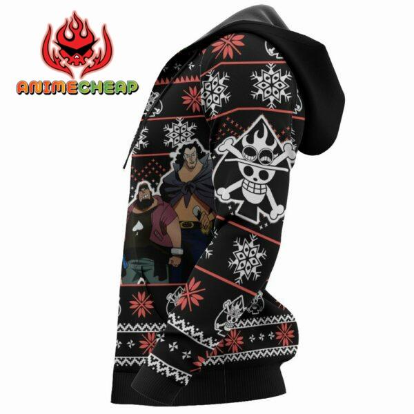 Ace Spade Pirates Ugly Christmas Sweater Custom Anime One Piece XS12 5