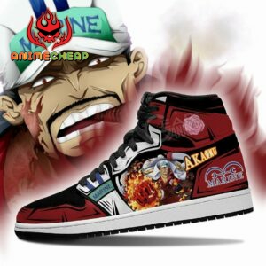 Admiral Sakazuki Akainu Shoes Custom Anime One Piece Sneakers 5