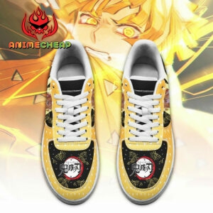Agatsuma Zenitsu Air Shoes Custom Demon Slayer Anime Sneakers 4
