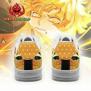Agatsuma Zenitsu Air Shoes Custom Demon Slayer Anime Sneakers 5