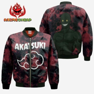 Akatsuki Black Zetsu Hoodie Custom Anime Naruto Merch Clothes Tie Dye Style 9