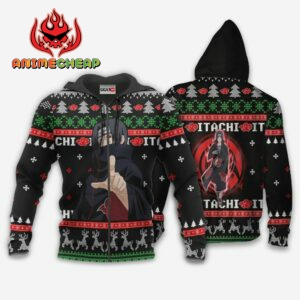 Akatsuki Itachi Ugly Christmas Sweater Custom Naruto Anime XS12 6