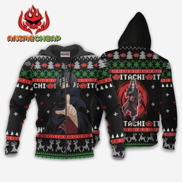 Akatsuki Itachi Ugly Christmas Sweater Custom Naruto Anime XS12 2