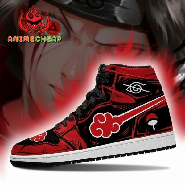 Akatsuki Shoes Custom Itachi Symbol Naruto Anime Sneakers 2