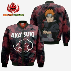 Akatsuki Yahiko Hoodie Custom Anime Naruto Merch Clothes Tie Dye Style 9