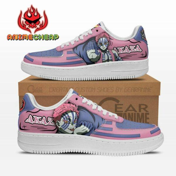 Akaza Air Shoes Custom Anime Demon Slayer Sneakers 1