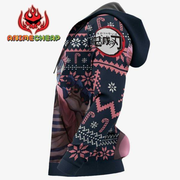 Akaza Ugly Christmas Sweater Custom Anime Kimetsu XS12 5
