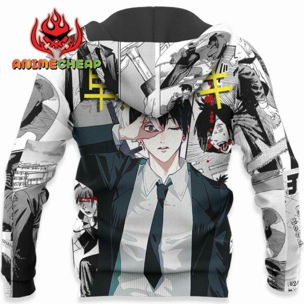 Aki Hayakawa Hoodie Custom Manga Style Chainsaw Man Anime Jacket Shirt 5