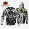 Aki Hayakawa Hoodie Custom Manga Style Chainsaw Man Anime Jacket Shirt 13