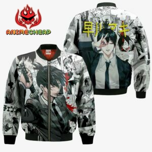Aki Hayakawa Hoodie Custom Manga Style Chainsaw Man Anime Jacket Shirt 9