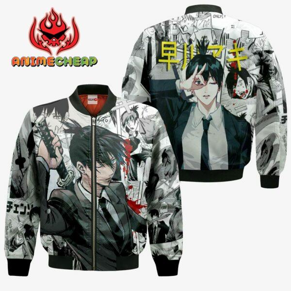 Aki Hayakawa Hoodie Custom Manga Style Chainsaw Man Anime Jacket Shirt 4