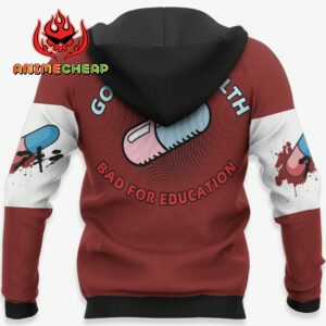 Akira Hoodie Good For Health Bad For Education Custom Akira Anime Jacket 10