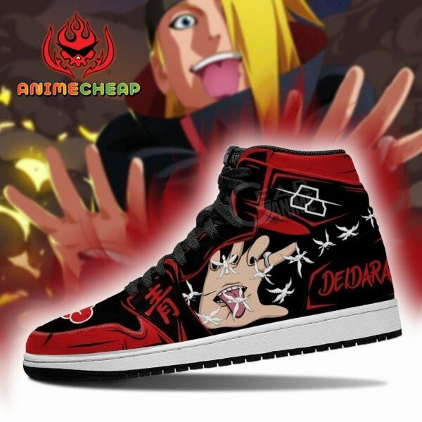 Akatsuki Deidara Shoes Custom Hand Jutsu Sign Naruto Anime Sneakers 3