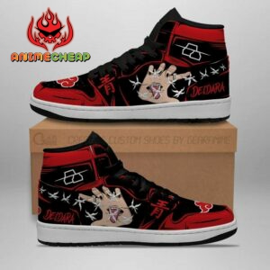 Akatsuki Deidara Shoes Custom Hand Jutsu Sign Naruto Anime Sneakers 5