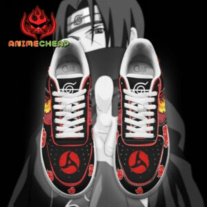 Akatsuki Itachi Air Shoes Fire Ball Jutsu Custom Anime Sneakers 9