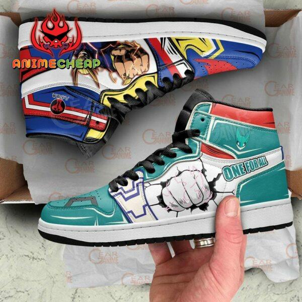 All Might and Deku Shoes Custom One For All My Hero Academia Sneakers 4