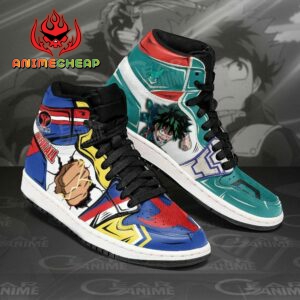 All Might and Deku Shoes Custom One For All My Hero Academia Sneakers 5
