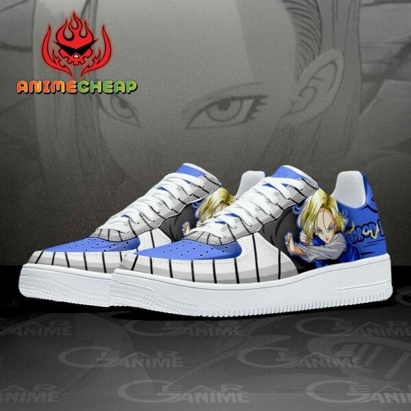 Android 18 Air Shoes Custom Anime Dragon Ball Sneakers 2