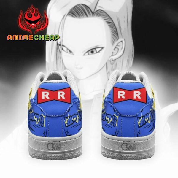 Android 18 Air Shoes Custom Anime Dragon Ball Sneakers 4