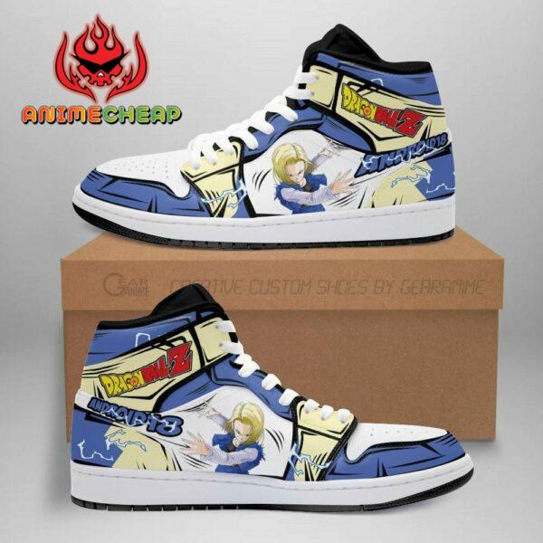 Android 18 Shoes Custom Anime Dragon Ball Sneakers 1