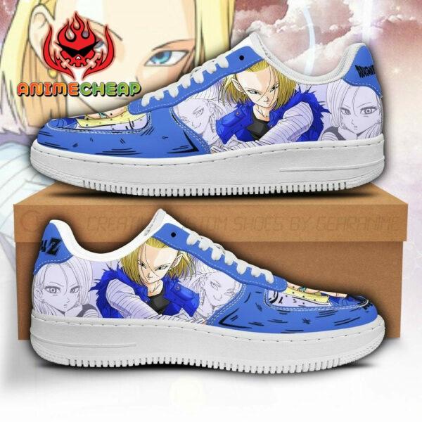Android 18 Shoes Custom Dragon Ball Anime Sneakers Fan Gift PT05 1