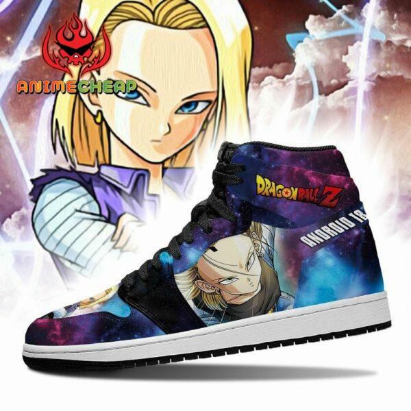 Android 18 Shoes Galaxy Custom Dragon Ball Anime Sneakers 3