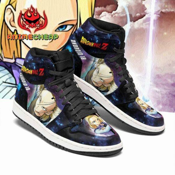 Android 18 Shoes Galaxy Custom Dragon Ball Anime Sneakers 2