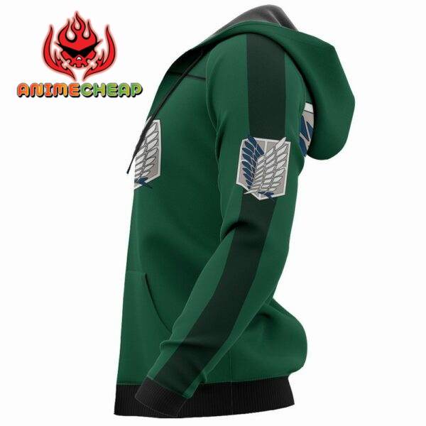AOT Scout Regiment Uniform Hoodie Custom Attack On Titan Anime Shirts 6