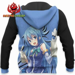 Aqua KonoSuba Hoodie Anime Jacket Shirt 10