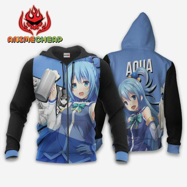 Aqua KonoSuba Hoodie Anime Jacket Shirt 1