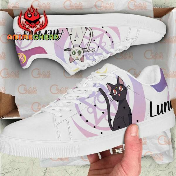 Artemis And Luna Skate Shoes Custom Sailor Anime Sneakers 2
