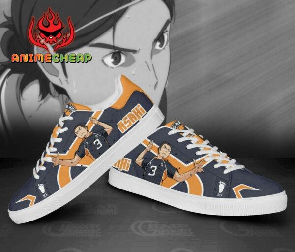 Asahi Azumane Skate Shoes Custom Haikyuu Anime Sneakers 3