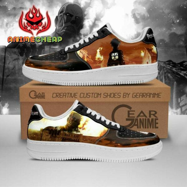Attack On Titan Sneakers AOT Anime Custom Sneakers PT10 1