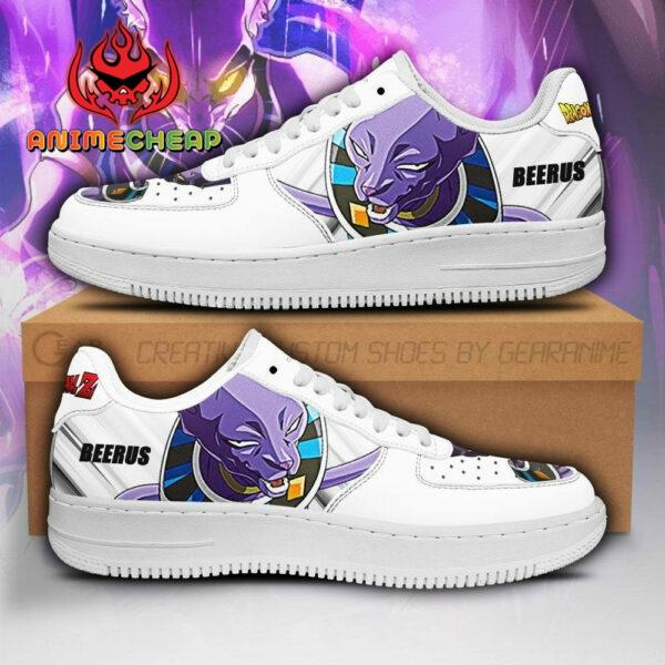 Beerus Air Shoes Custom Anime Dragon Ball Sneakers Simple Style 1