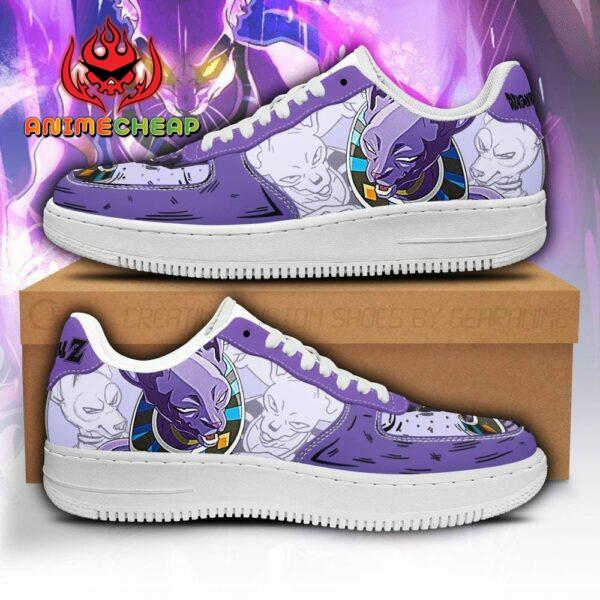 Beerus Shoes Custom Dragon Ball Anime Sneakers Fan Gift PT05 1