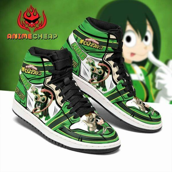BHNA Tsuyu Asui Shoes Custom Anime My Hero Academia Sneakers 2
