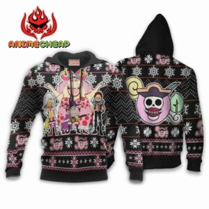 Big Mom Pirates Ugly Christmas Sweater Custom Anime One Piece XS12 7