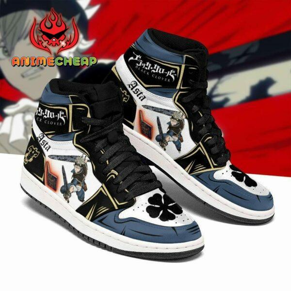 Black Bull Asta Fight Shoes Black Clover Anime Sneakers 1