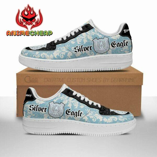 Black Clover Sneakers Magic Knights Squad Silver Eagle Shoes Anime 1
