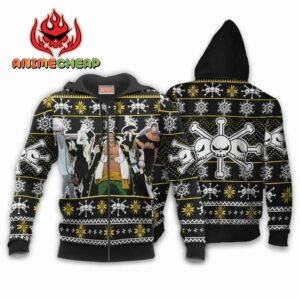Blackbeard Pirates Ugly Christmas Sweater Custom Anime One Piece XS12 6