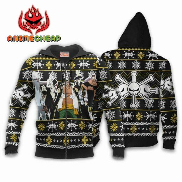 Blackbeard Pirates Ugly Christmas Sweater Custom Anime One Piece XS12 2