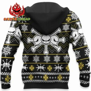Blackbeard Pirates Ugly Christmas Sweater Custom Anime One Piece XS12 8
