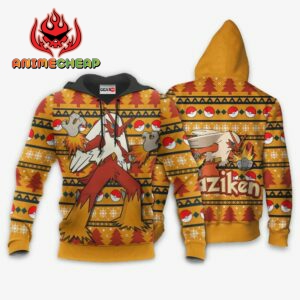 Blaziken Ugly Christmas Sweater Custom Anime Pokemon XS12 7