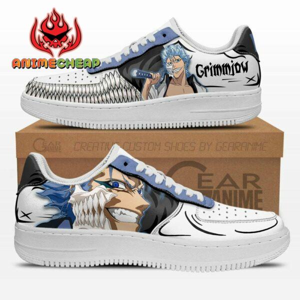 Bleach Grimmjow Jaegerjaquez Air Shoes Custom Anime Sneakers 1