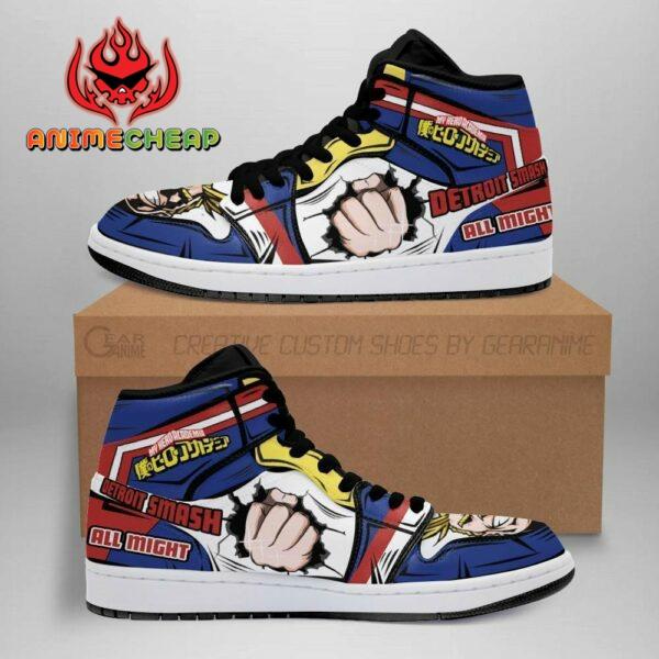 BNHA All Might Shoes Custom My Hero Academia Anime Sneakers 1
