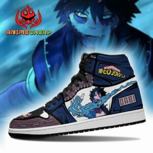 BNHA Dabi Flames Shoes Custom My Hero Academia Anime Sneakers 5
