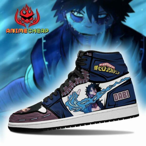 BNHA Dabi Flames Shoes Custom My Hero Academia Anime Sneakers 3