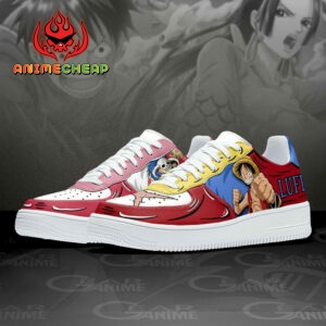 Boa Hancock And Luffy Air Shoes Custom Anime One Piece Sneakers 5